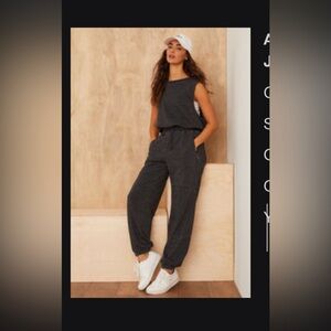 Women's Charcoal Jumpsuit